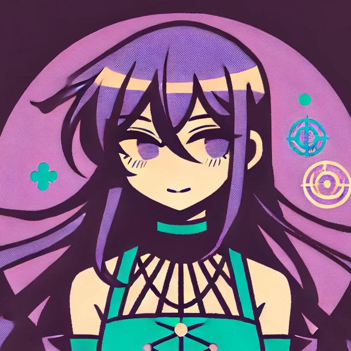 オカルト趣味の霊子イラスト